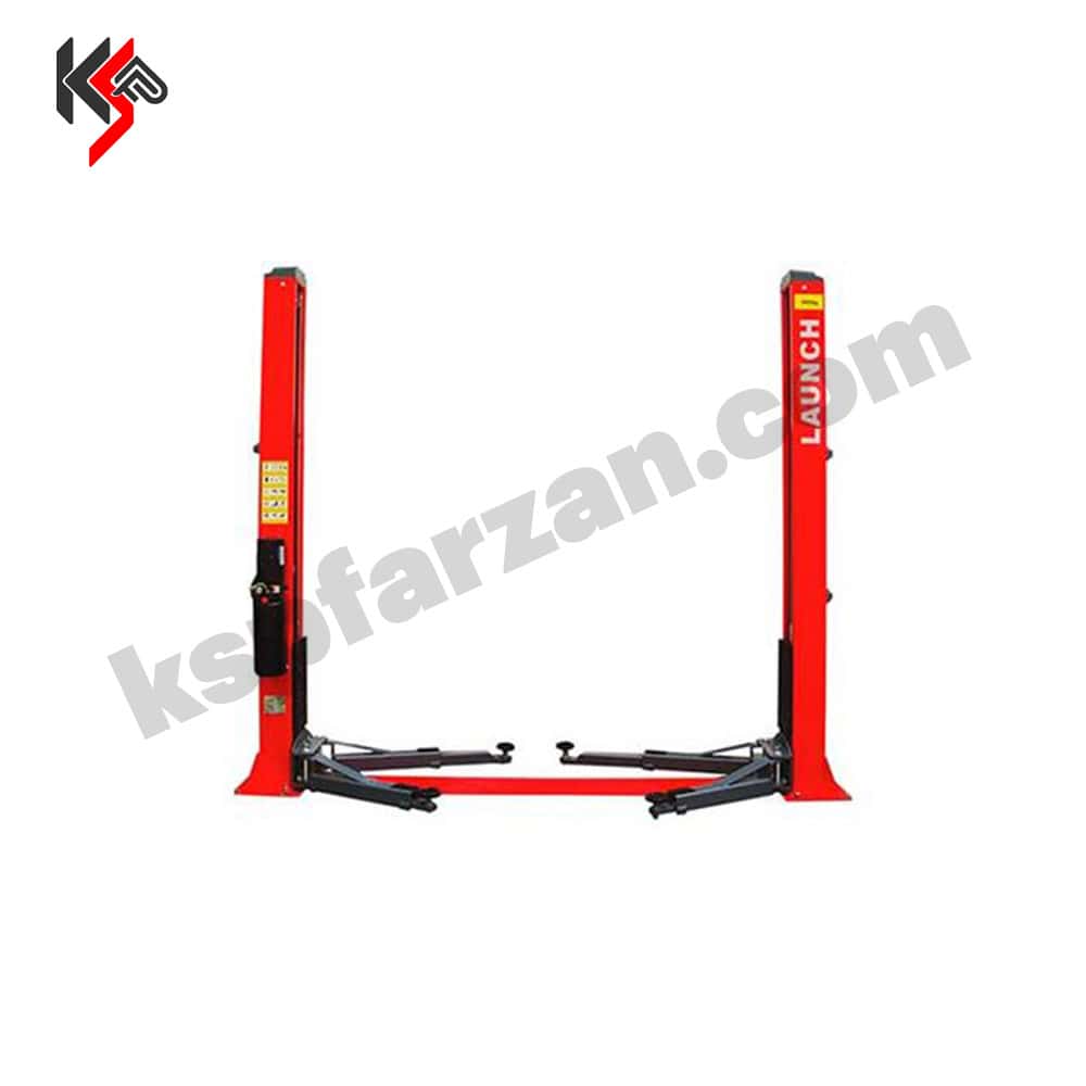 جک دو ستون 4 تن لانچ مدل TLT240SB – تک فاز-ازادکن-دستی-اتصال پایین
